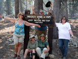 The Bigfoot Backpackers celebrate their Kaiser Hike