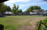 The festival area