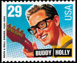 Buddy Holly Stamp