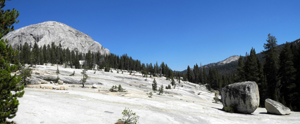 The granite slope and Constant Dome
