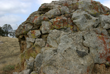 Fractured rock near Hensley
