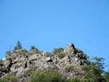 Rock formation in Feather River Canyon