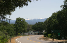 Yosemite high country from Highway 140 west of Mariposa