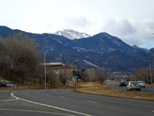 Pike's Peak from near our hotel