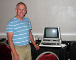 Bill Seiler with the PET that he repaired during the show