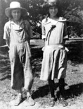 Bob Estel, age 10 and Gladys Bratton (1924)