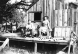 Frank & Mabel Estel, at the cabin next door