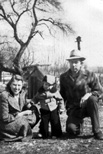 Hazel, Bob & Dick Estel in Ohio, March 1940