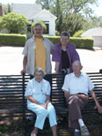Dick, Linda, Hazel & Bob on his 90th birthday, June 13, 2004