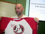 Bil Herd and the CBM engineers' shirt