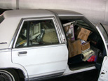 There's always room for one more Commodore item in Robert's faithful Crown Vic