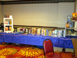 One side of the Notacon sales room