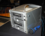 A nice way to carry disk drives - two 3.5 and two 5.25 PC drives
