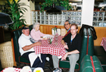 Sun. dinner (l to r) Ed and Bette Hart, Robert Bernardo, Mitch 