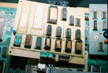 Prototype board on C128