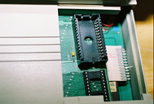 Chip port for Commodore LCD computer 