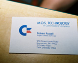 Bob Russell's old business card