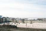 The view from the hotel to  Lake Erie