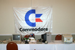 The Commodore Flag waves over CommVEx