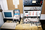 The C64 controls the the relay panel and receives telemetry from the instrumentation