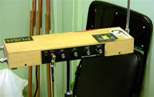 The back of the Theremin