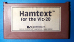 The Hamtext Cartridge
