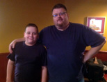 Vincent & Louis Mazzei, father and son members, at August 2012 meeting