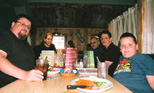  At the annual dinner; Louis Mazzei, Brad Strait, Dick Estel, Roger Van Pelt, Vincent Mazzei