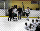 Mikie receives his medal