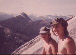 Resting on the climb up  to the top of Half Dome