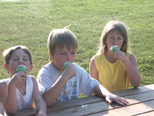 With cousins Jacob & Helena Snyder in Ohio