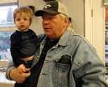 Tim with grandson Jack Upshaw, December 2015