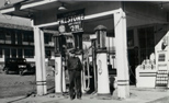 Richfield gas station, 6th and Charles Street