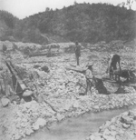 Chinese miners on Mariposa Creek, 1867