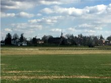 The fields west of town