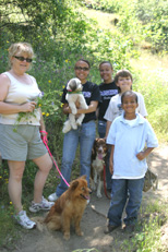 Hiking at the San Joaquin Gorge, spring 2006