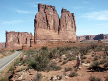 Courthouse Rock in Arches
