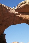 Visitor on Broken Arch