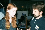 Jeri Ellsworth being interviewed by Justin Beck of Berkeley radio