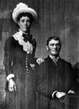 K.K. & Tillie wedding photo (1884)