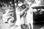 Meredyth, Luella, Gloria, Joan Watkins, early 1940s