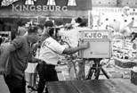 Lee Jeffries & Abe Espinosa OF Channel 47 at the Fresno Fair about 1966