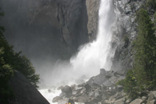 Base of Lower Yosemite, peak runoff, June 2006